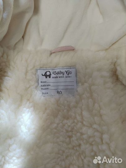 Зимний комбинезон для девочки 80 86