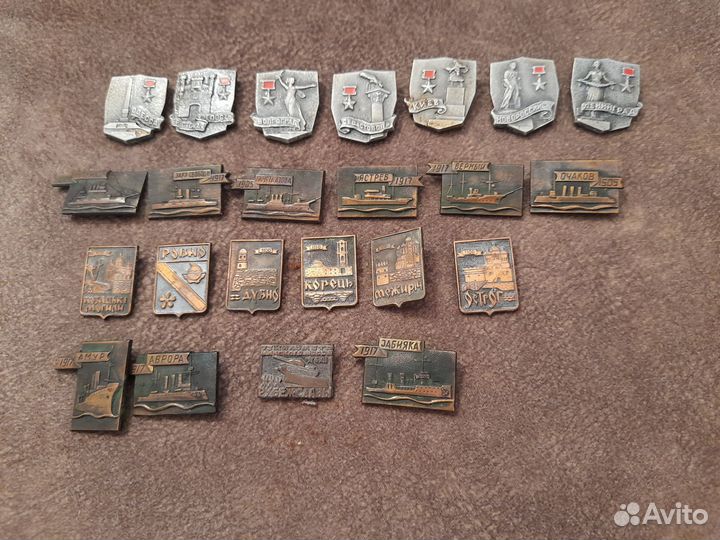 Коллекция значков города (герб)