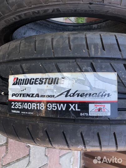 Bridgestone Potenza RE001 Adrenalin 235/40 R18