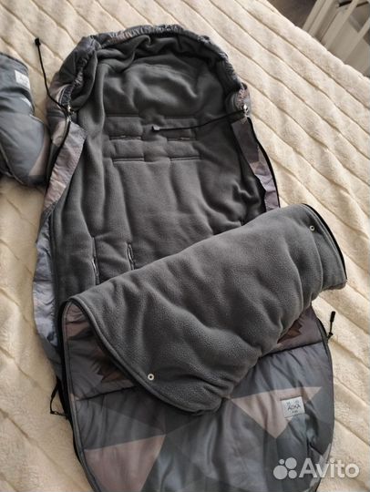 Зимний конверт в коляску, санки