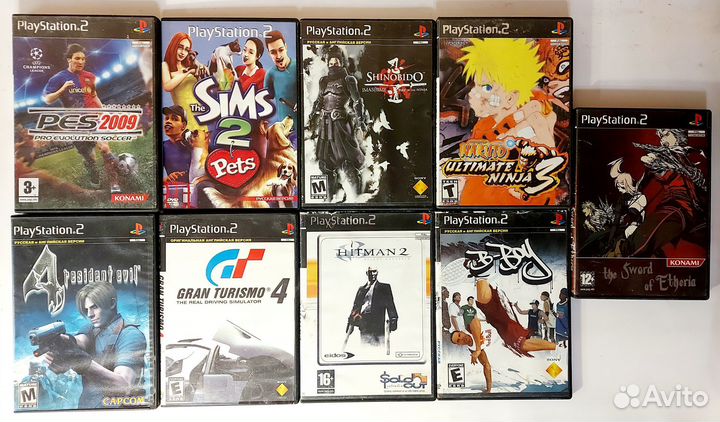 Игры для PlayStation 2 одним лотом