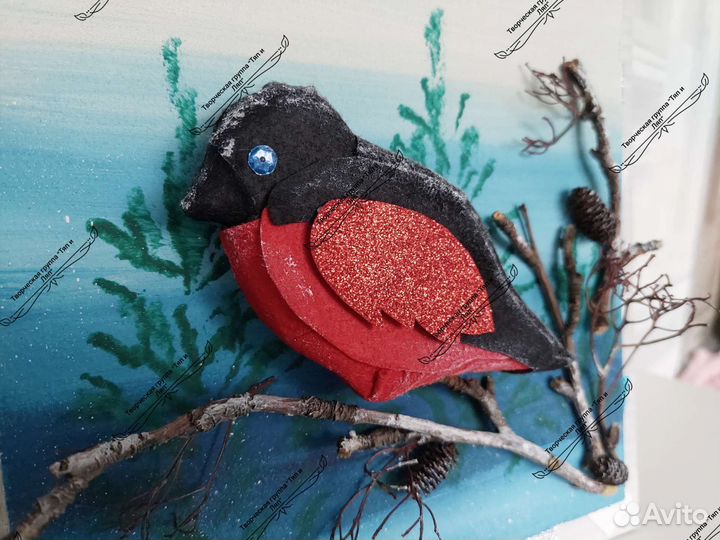 Панно зимнее