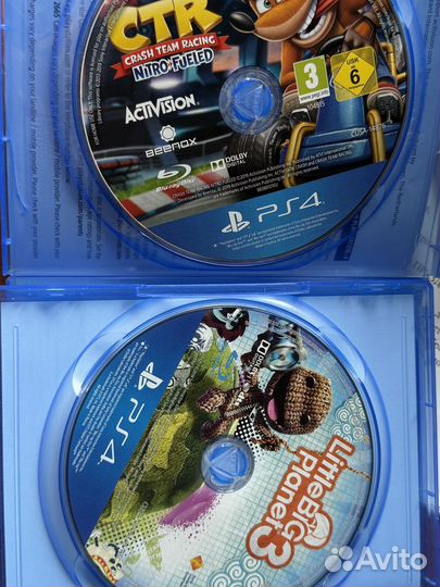 Игровые диски на ps4