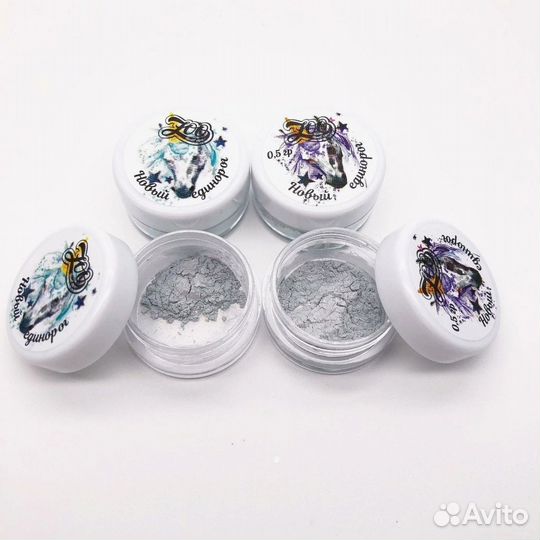 Дизайн для ногтей Zoo, втирка Новый Единорог 0,2 г