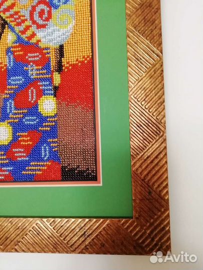 Картина вышитая чешским бисером