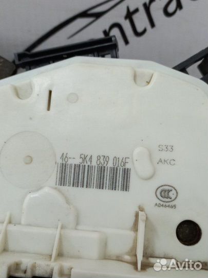 Замок боковой двери задний правый Volkswagen Polo