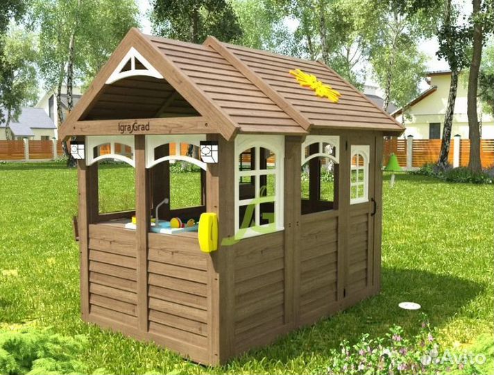 Детский домик игровой Коттедж 2
