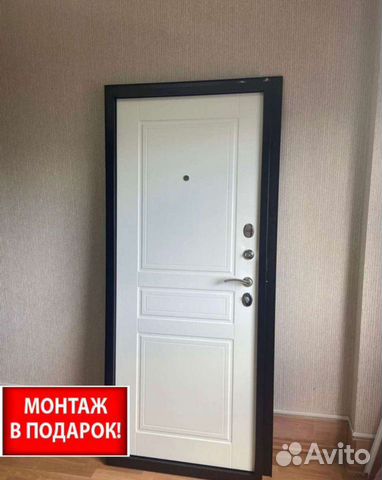 Дверь входная белая мдф с установкой объявление продам