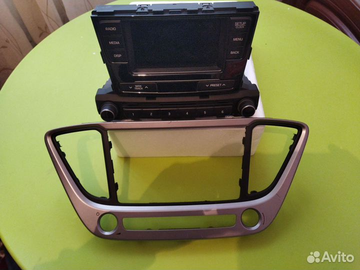 Штатная магнитола на hyundai solaris 2017