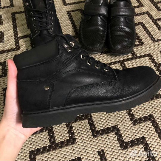 Ботинки, туфли кожа