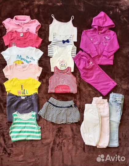 Вещи на девочку 86 Пакет и отдельно