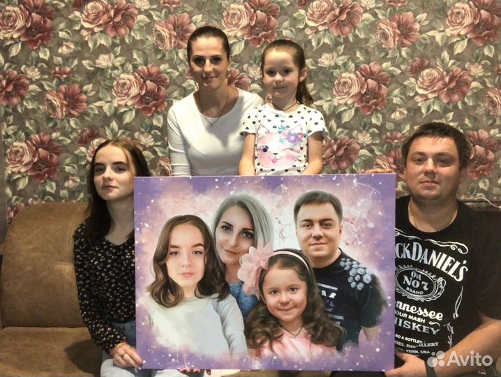 Портрет, картина в Орле по фото на холсте