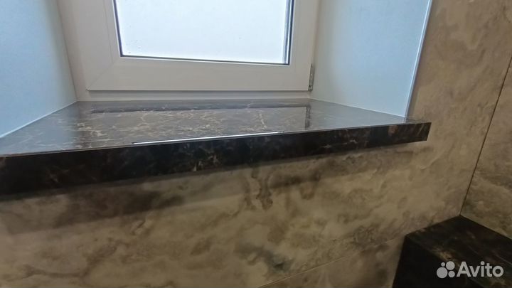 Изготовление подоконника из керамогранита