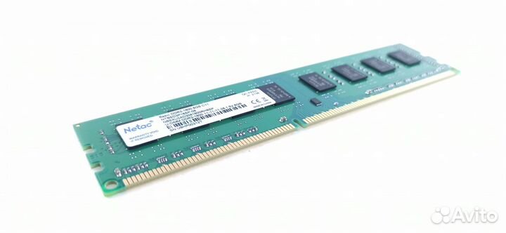 Память оперативная DDR3 8Gb PC12800 1600Mhz Netac