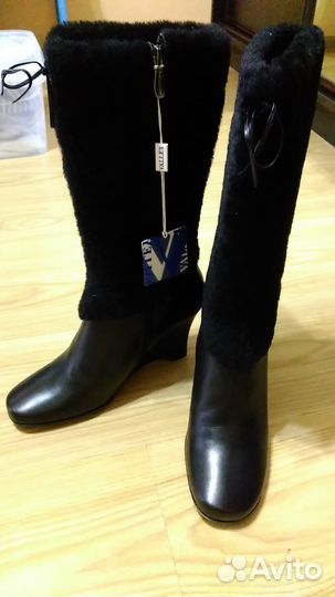 Новые сапоги Valley,р. 38 - нат. кожа, нат мех