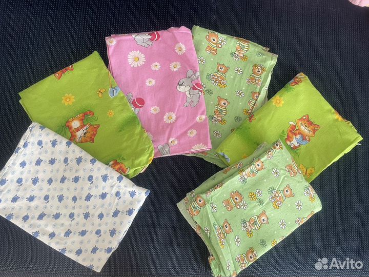 Пеленки фланелевые и хб пакетом