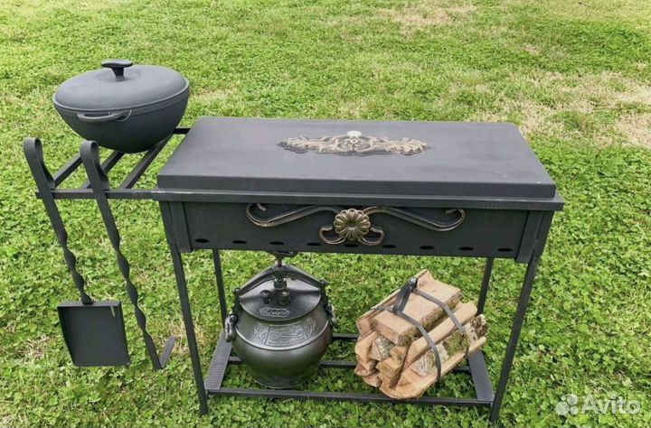 Мангал плюс кочерга и совок / в наличии