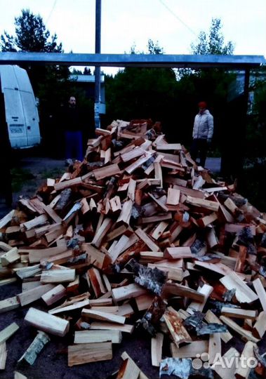 Дрова сухие в укладку любого объема