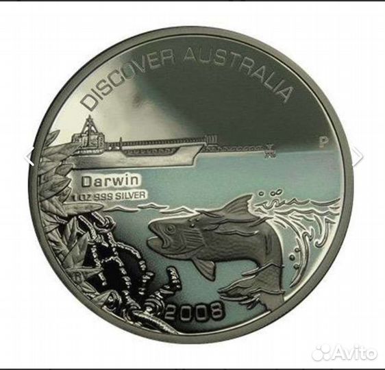 Серебро австралия 1доллар