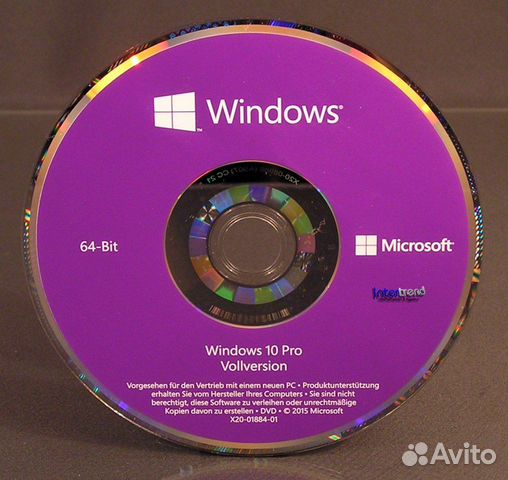 Установочный диск windows 10 64,32