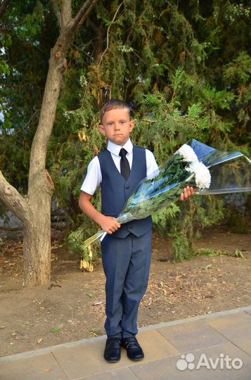 Next Школьный костюм 3-ка Next Серый цвет