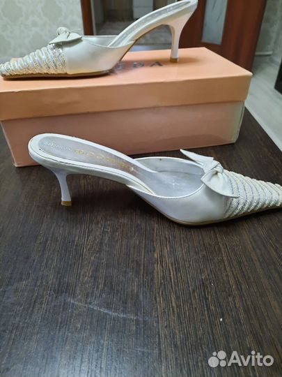 Шлепанцы женские натуральная кожа 36