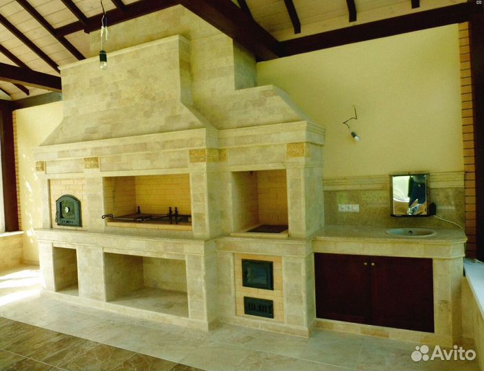 Барбекю печи, дизайн проект в подарок