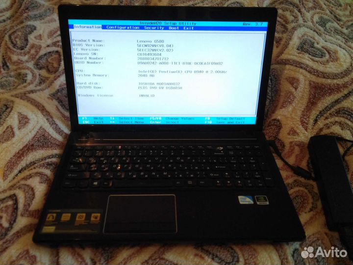 Lenovo g580