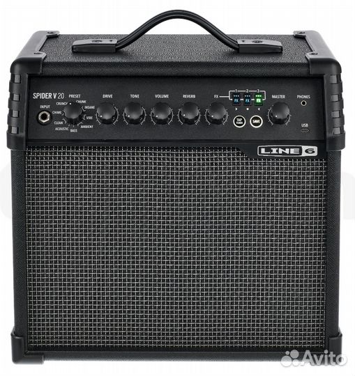 Новый комбоусилитель Line6 Spider v 20 обновленный