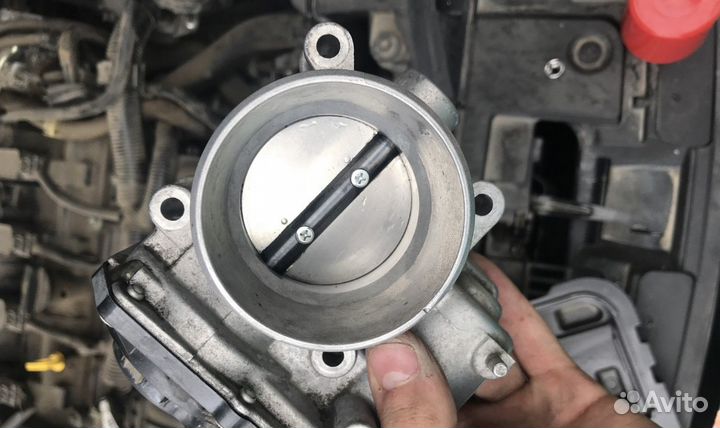 Чистка дросселя Hyundai Santa Fe 2000-2006