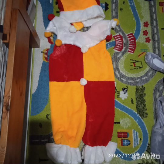 Костюм петрушки 4-5 лет