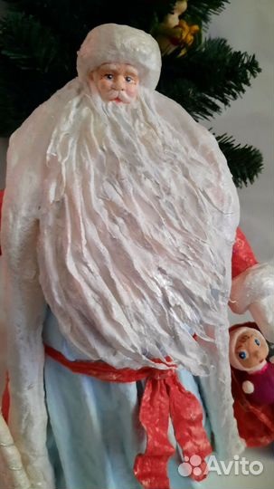 Ватные игрушки Дед Мороз