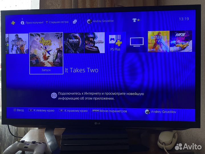 Sony playstation 4 PS4 pro 1tb с играми