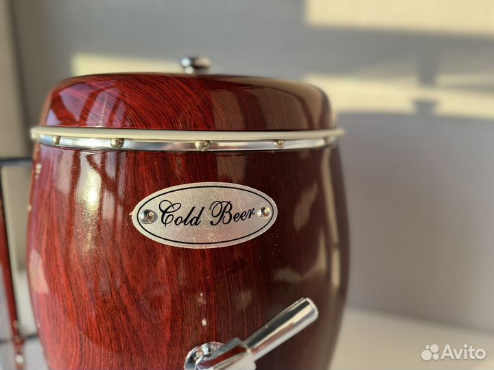 Декоративная бочка - охладитель для напитков