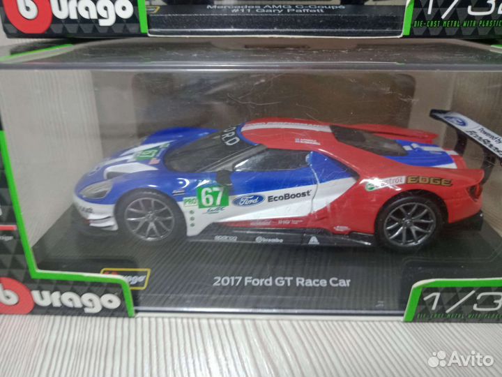 Bburago 1 32 Ford Gt и Mercedes amg