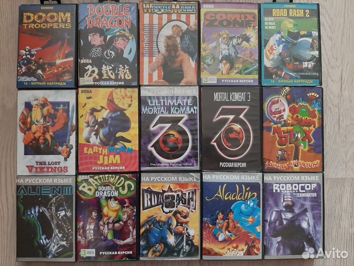 Картриджи sega