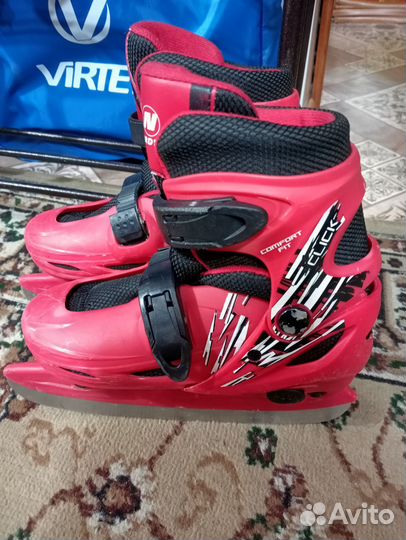 Коньки детские раздвижные 34 37