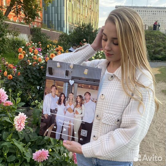 Витраж с фото / Подарок