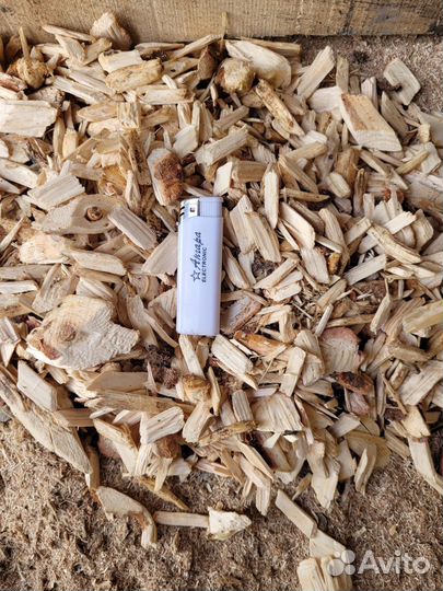 Щепа хвойных пород для мульчирования и ландшафта