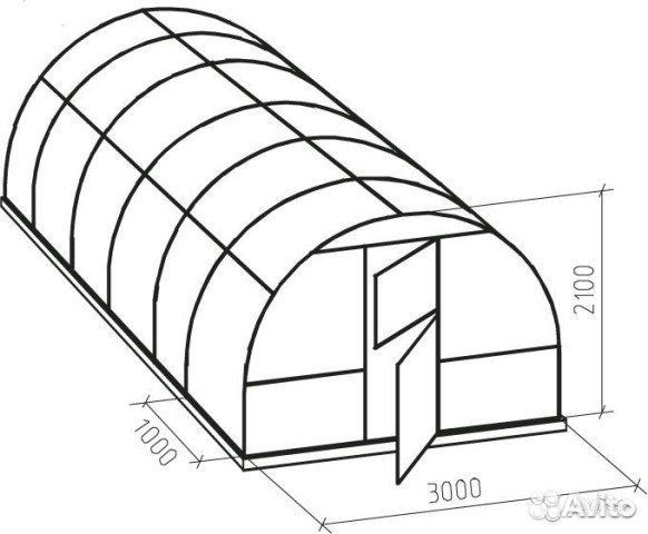 Теплицы. Капелька и Арка. Профиль 20х40 или 20х30