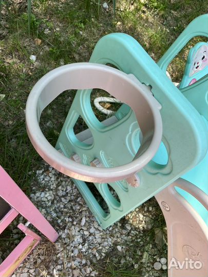 Детский игровой центр с горкой и качелей