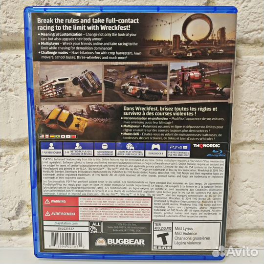 Wreckfest PS4