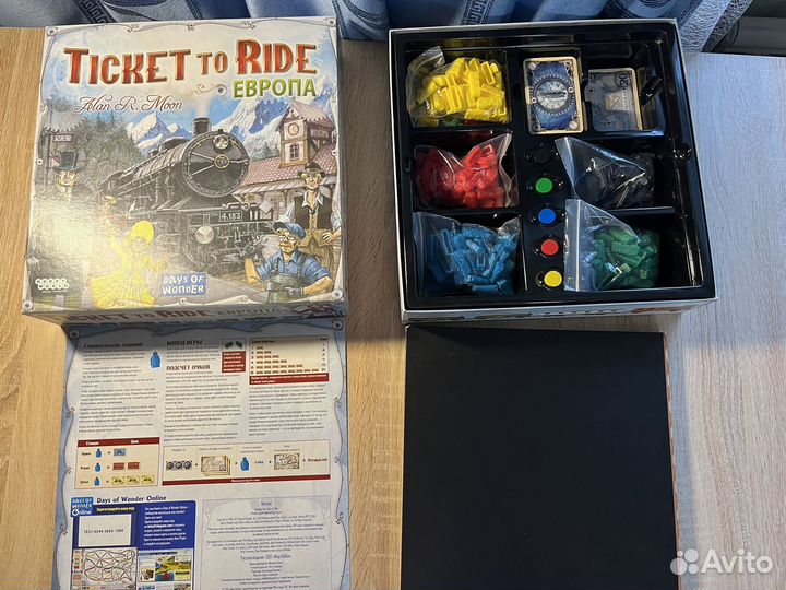 Настольная игра Ticket to ride: Европа