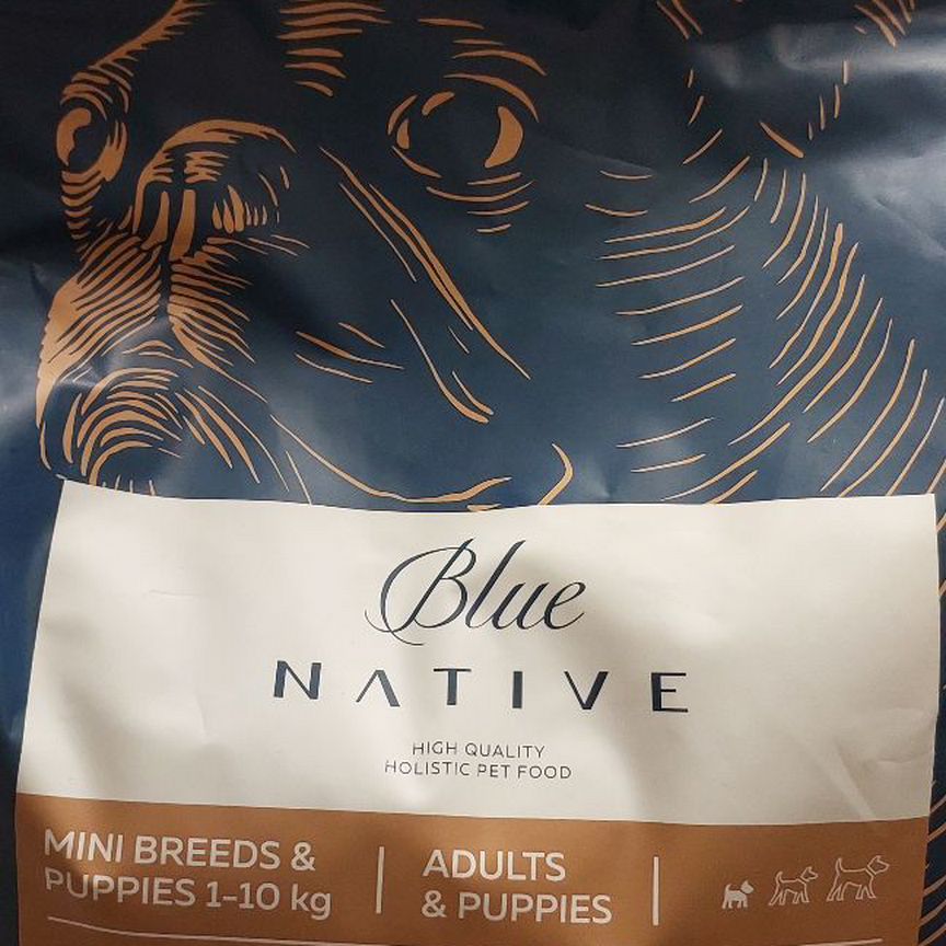 Сухой корм для собак blue native