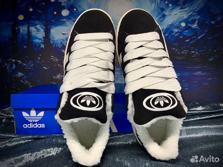 Кроссовки adidas campus черные