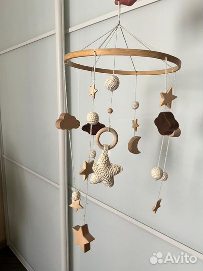 Мобиль музыка ветра в детскую кроватку