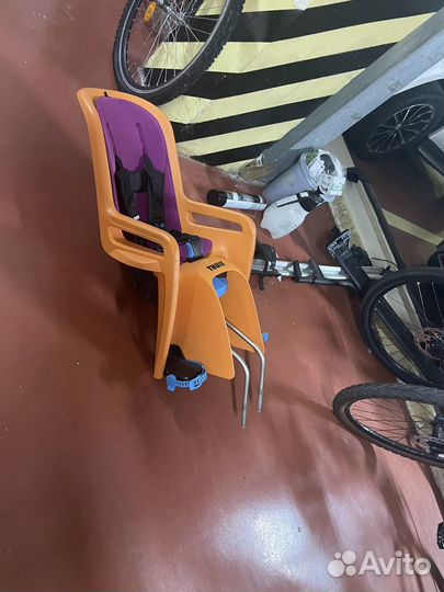 Детское велокресло Thule RideAlong, оранжевое