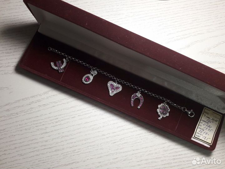 Браслет серебро