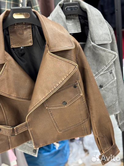 Кожаная куртка косуха 42 44 46