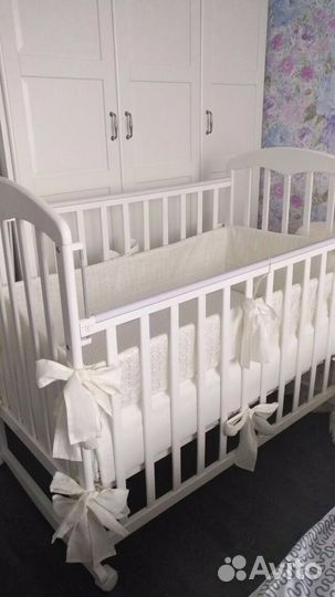 Белье в детскую кроватку